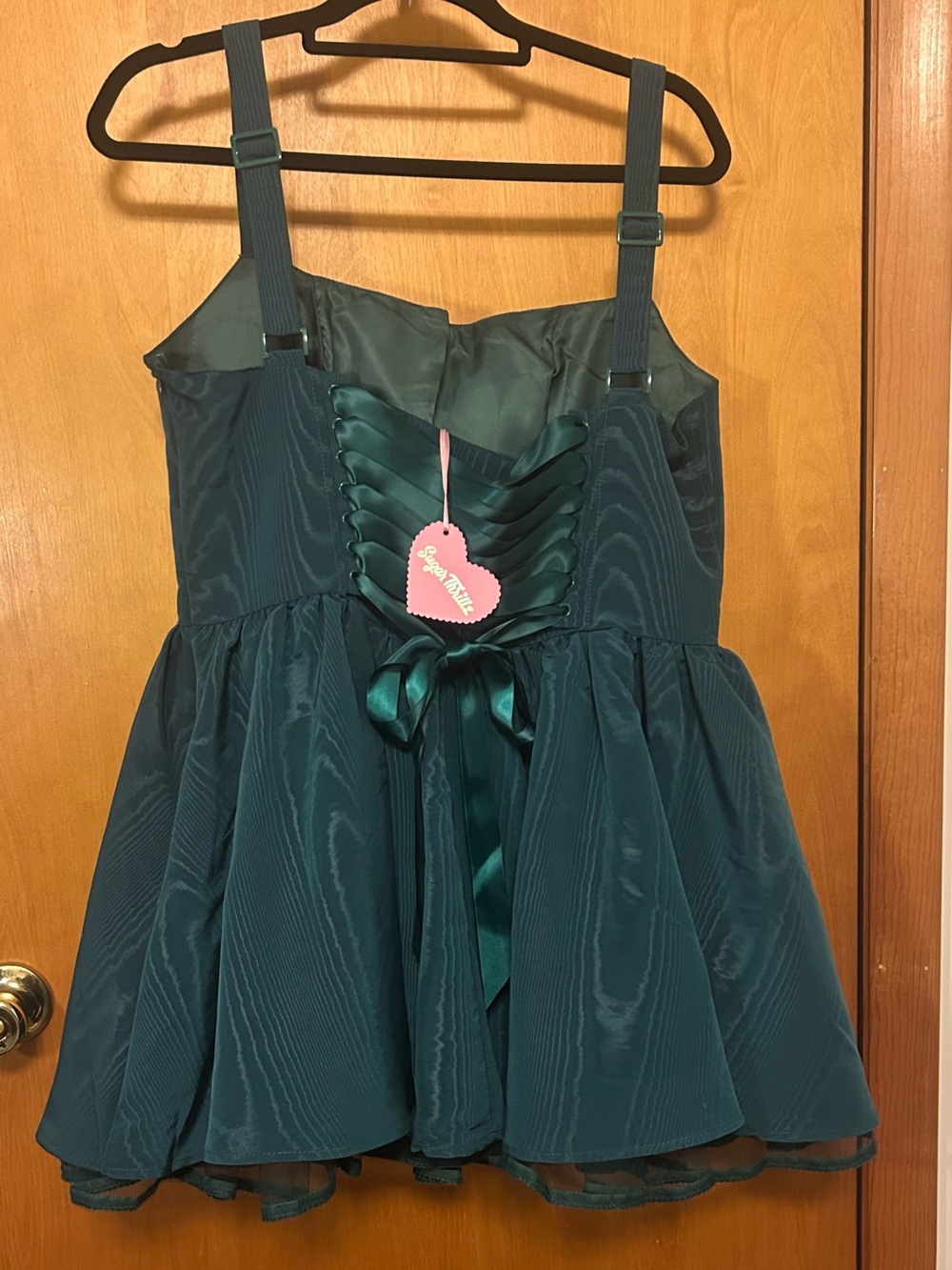 NWT DOLLS KILL SUGAR THRILLZ MAGIC MOVES CORSET DRESS - GREEN - XXL - Picture 2 of 4